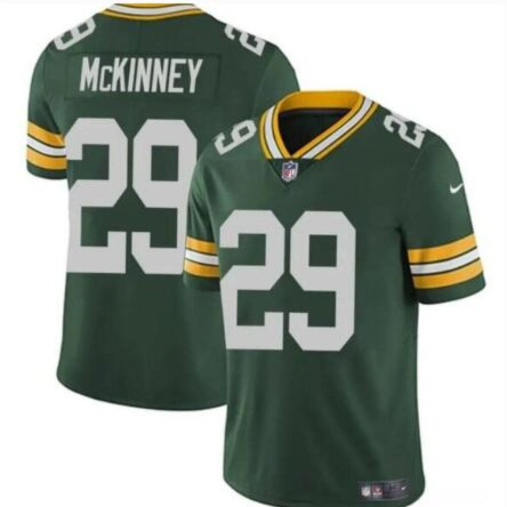 Green Bay Packers #29 Xavier McKinney Green Vapor Limited Stitched Jersey